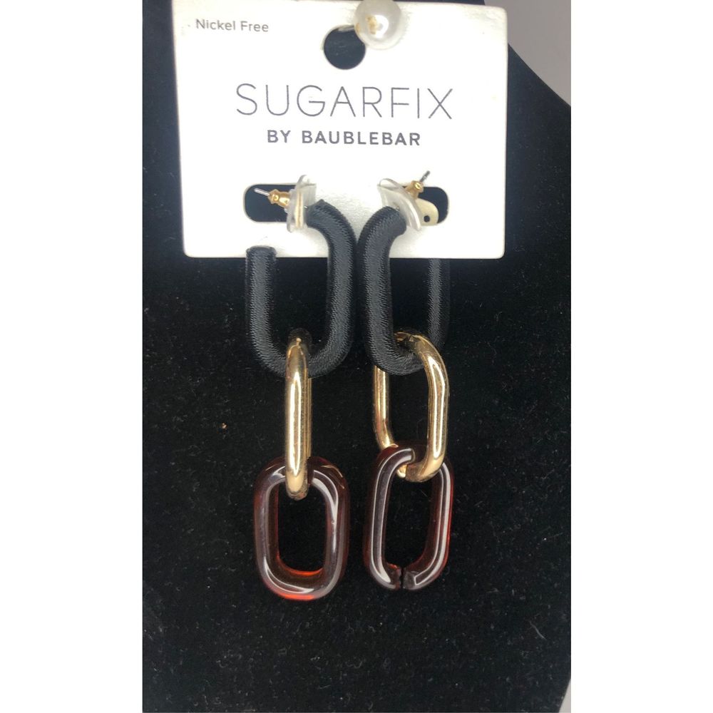 Sugarfix by Baubelbar Finish Hoops Drop Earings